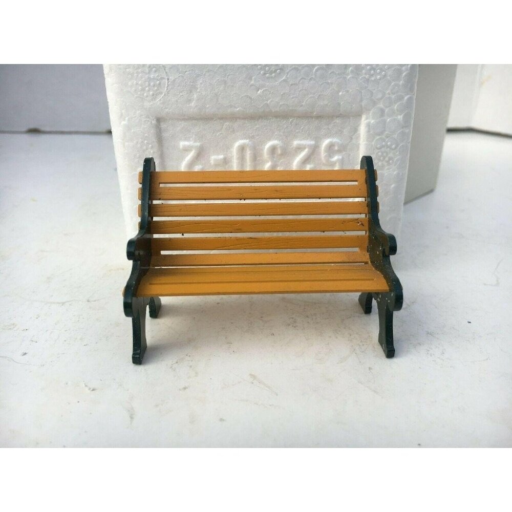 Dept 56 Wrought Iron Park Bench General Christmas Village Accessory - 1993 - Picture 2 of 7
